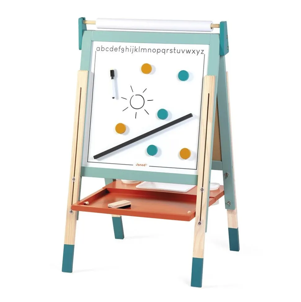 Tableau réglable 2 en 1 turquoise
