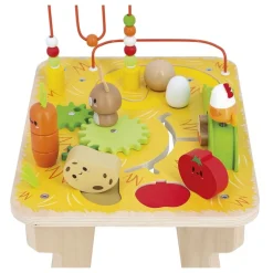 Table d'activités en bois ferme