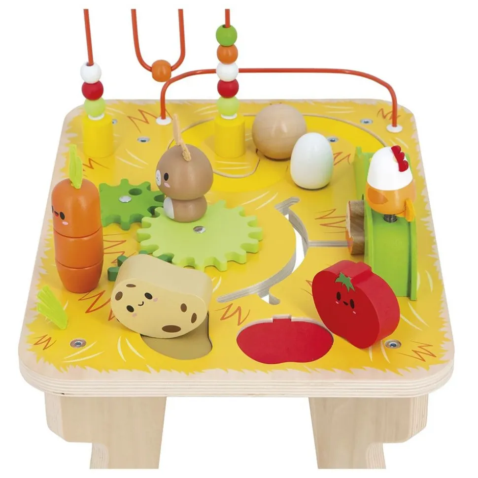 Table d'activités en bois ferme