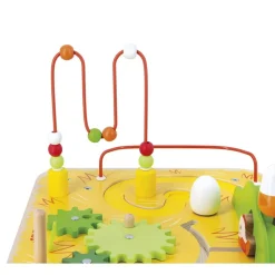 Table d'activités en bois ferme