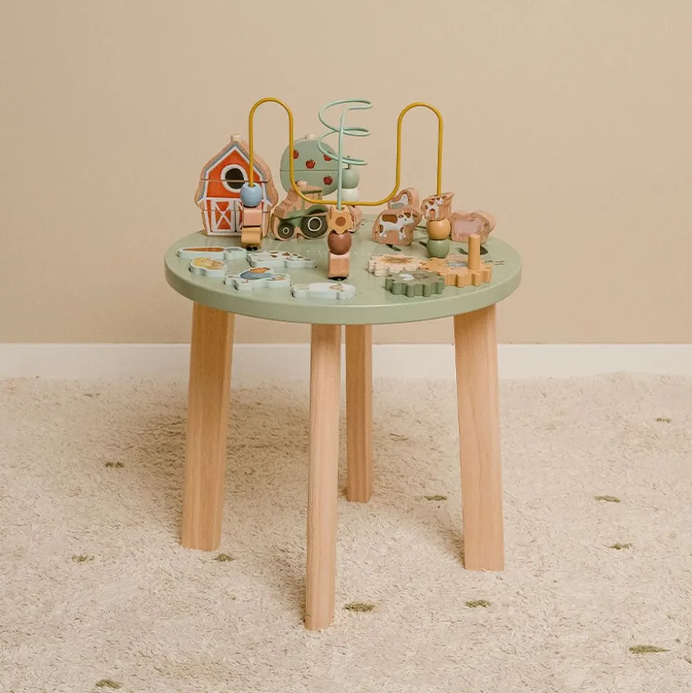 Table d'activités en bois fsc - little farm