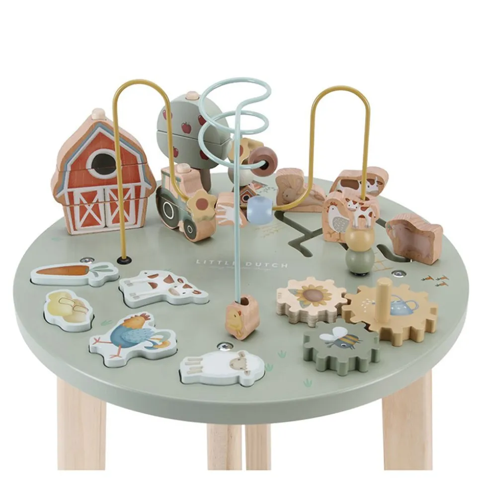 Table d'activités en bois fsc - little farm