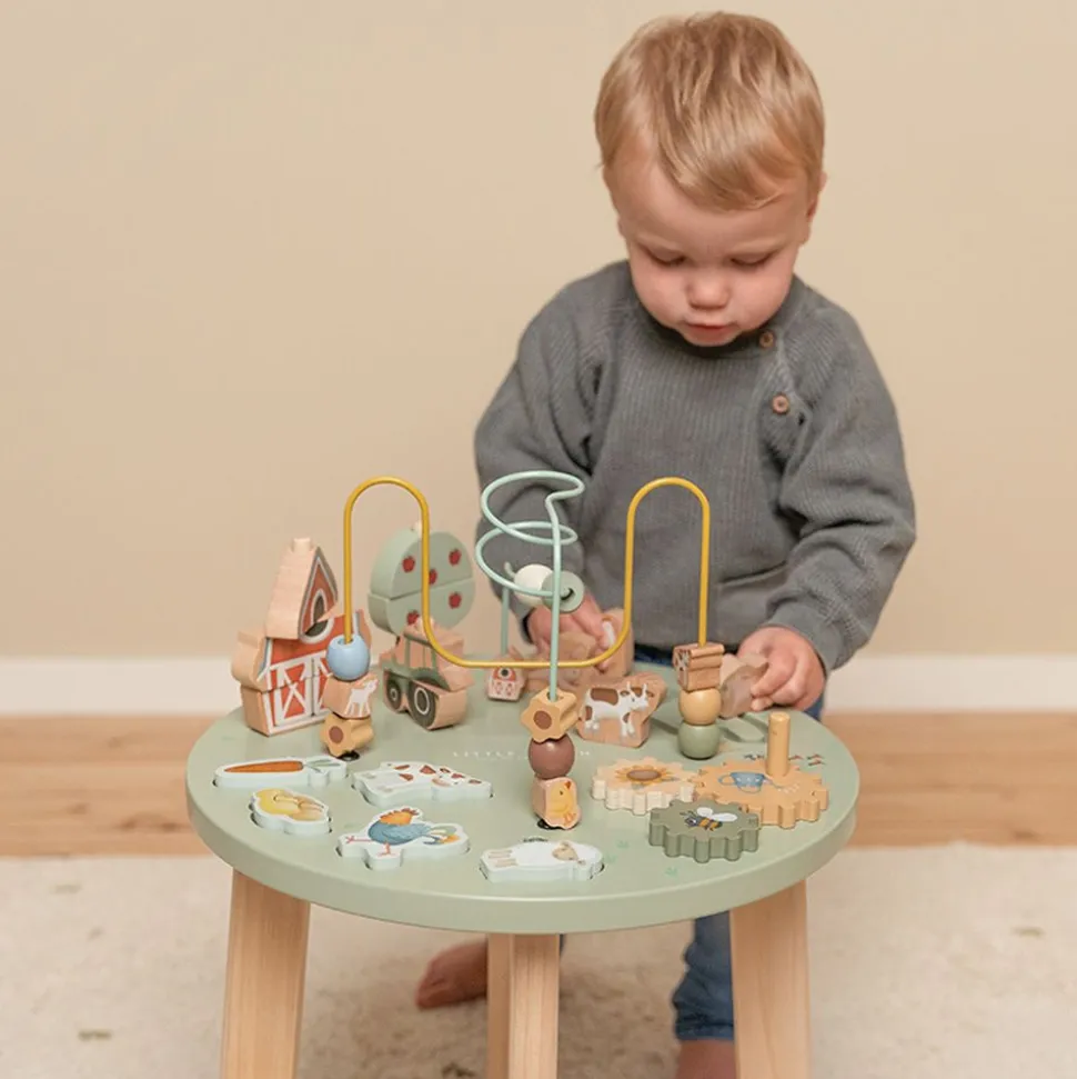 Table d'activités en bois fsc - little farm
