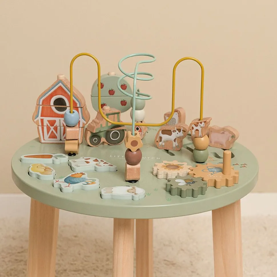 Table d'activités en bois fsc - little farm