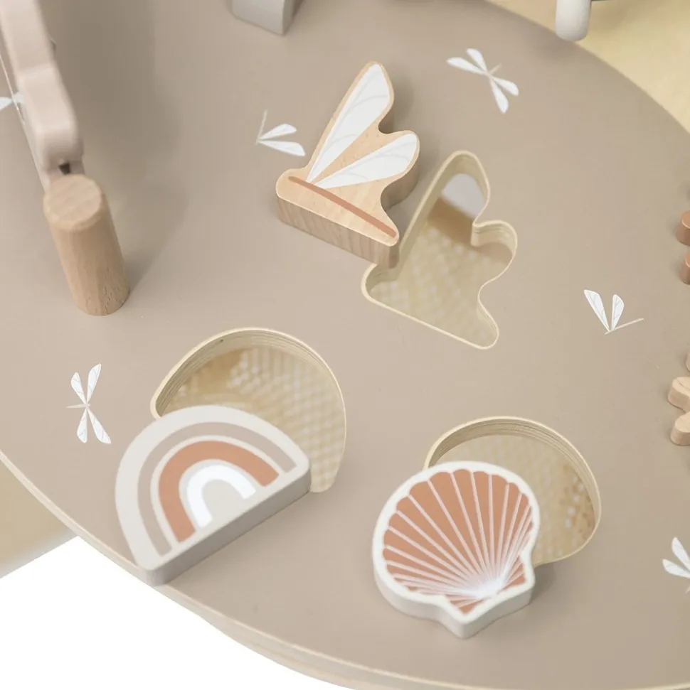 Table d'activités en bois - nougat