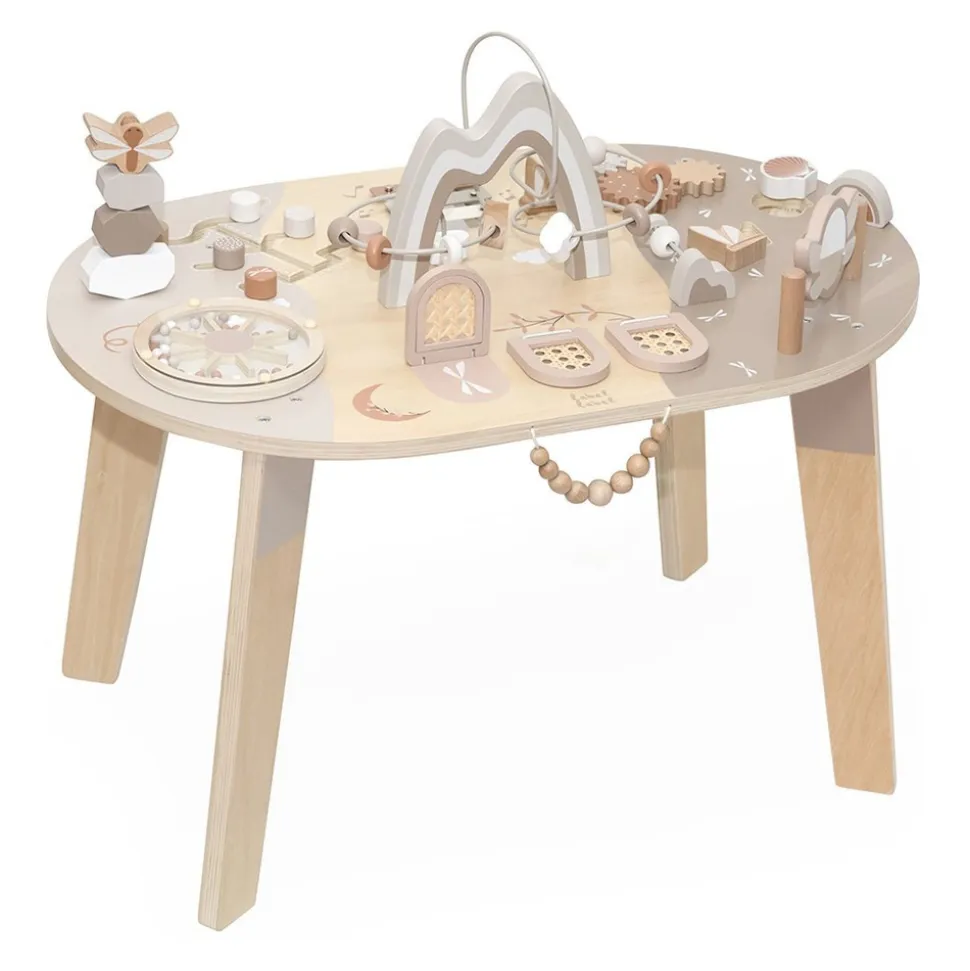 Table d'activités en bois - nougat