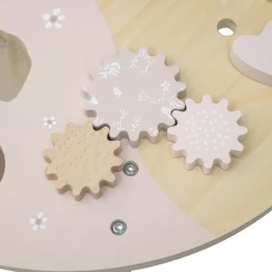 Table d'activités en bois - rose