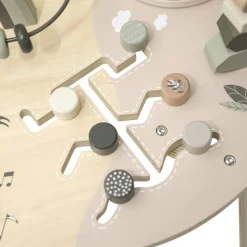 Table d'activités en bois - vert olive