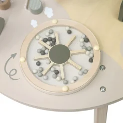 Table d'activités en bois - vert olive