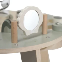 Table d'activités en bois - vert olive