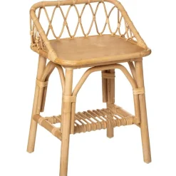 Table de chevet rotin