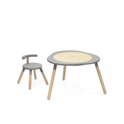 Table de jeu pour enfants mutable 2 gris tempête
