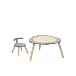 Table de jeu pour enfants mutable 2 gris tempête