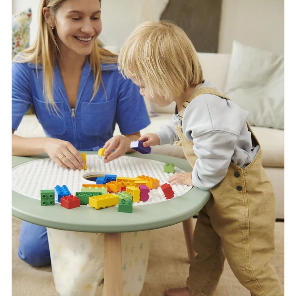 Table de jeu pour enfants mutable 2 vert trèfle