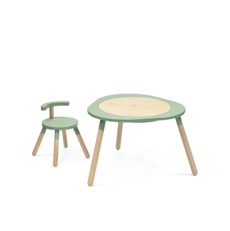 Table de jeu pour enfants mutable 2 vert trèfle