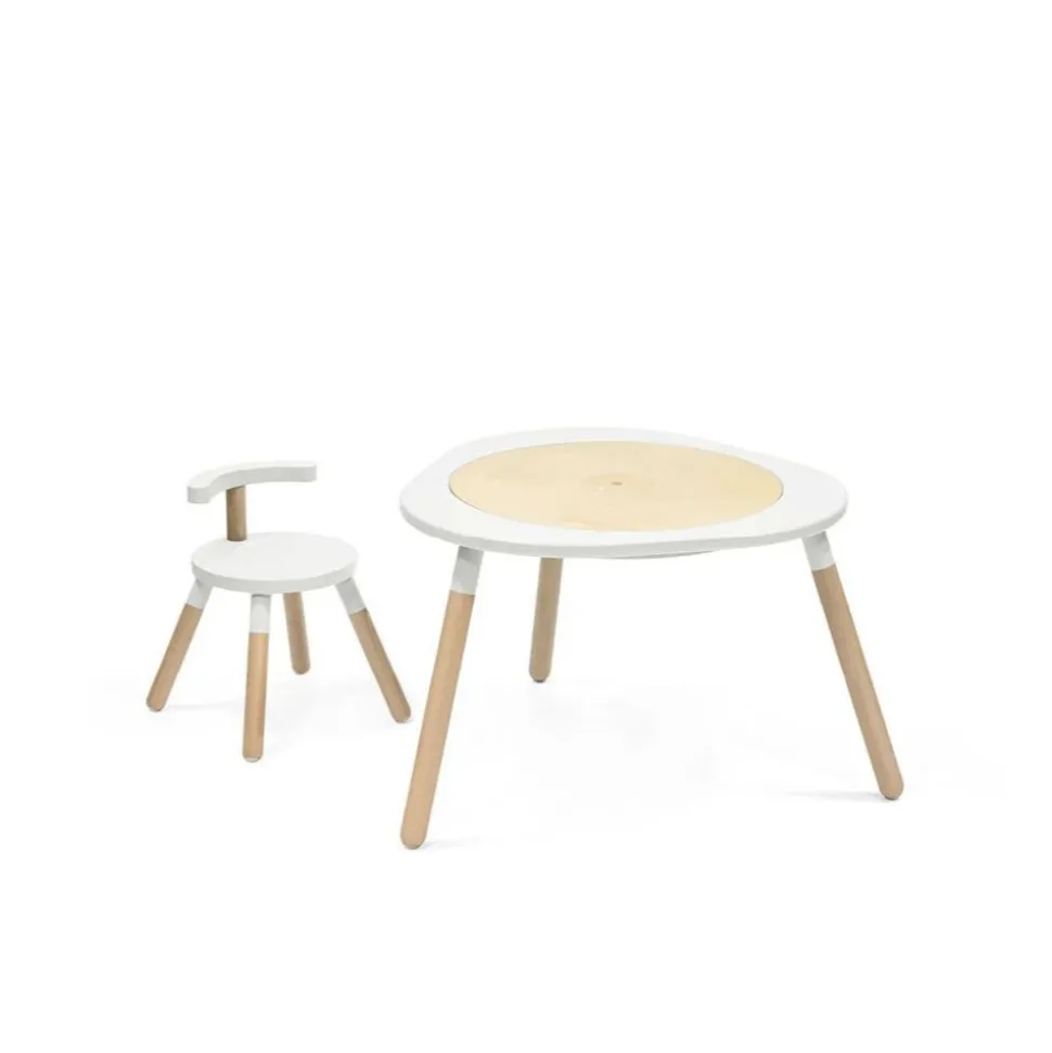 Table de jeu pour enfants mutable 2 blanc