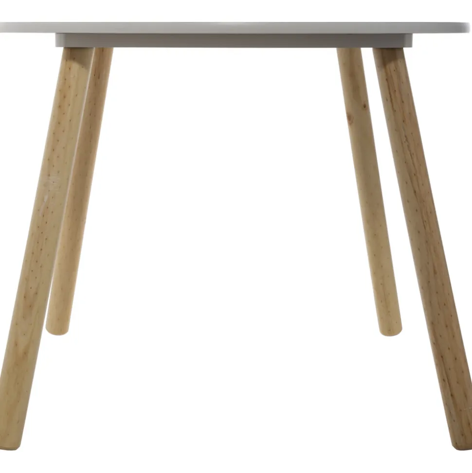 Table enfant douceur blanche étoiles grises