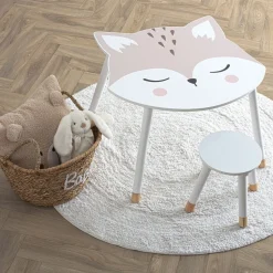 Table enfant douceur renard