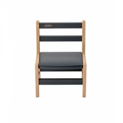 Table enfant gabriel + chaise basse louise hybride anthracite