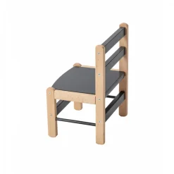Table enfant gabriel + chaise basse louise hybride anthracite