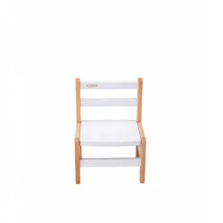 Table enfant gabriel + chaise basse louise hybride blanc