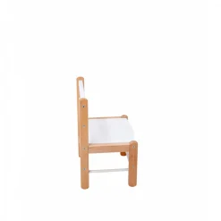 Table enfant gabriel + chaise basse louise hybride blanc