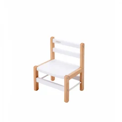 Table enfant gabriel + chaise basse louise hybride blanc