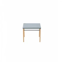 Table enfant gabriel + chaise basse louise hybride bleu gris
