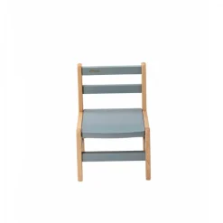 Table enfant gabriel + chaise basse louise hybride bleu gris