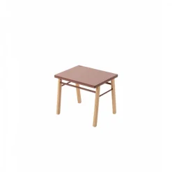 Table enfant gabriel + chaise basse louise hybride vieux rose