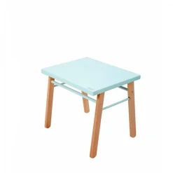 Table enfant gabriel + chaise basse louise hybride vert mint