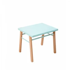 Table enfant gabriel + chaise basse louise hybride vert mint