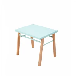 Table enfant gabriel + chaise basse louise hybride vert mint