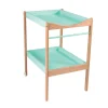 Table à langer alice 2 plateaux hybride vert mint