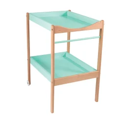 Table à langer alice 2 plateaux hybride vert mint