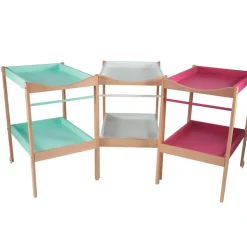 Table à langer alice 2 plateaux hybride vert mint