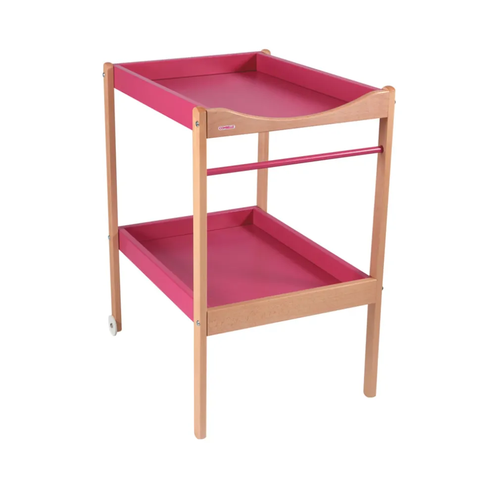 Table à langer alice 2 plateaux hybride fuschia