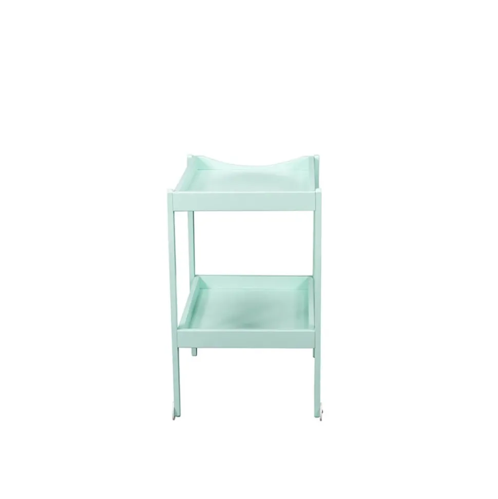 Table à langer alice 2 plateaux laque vert mint
