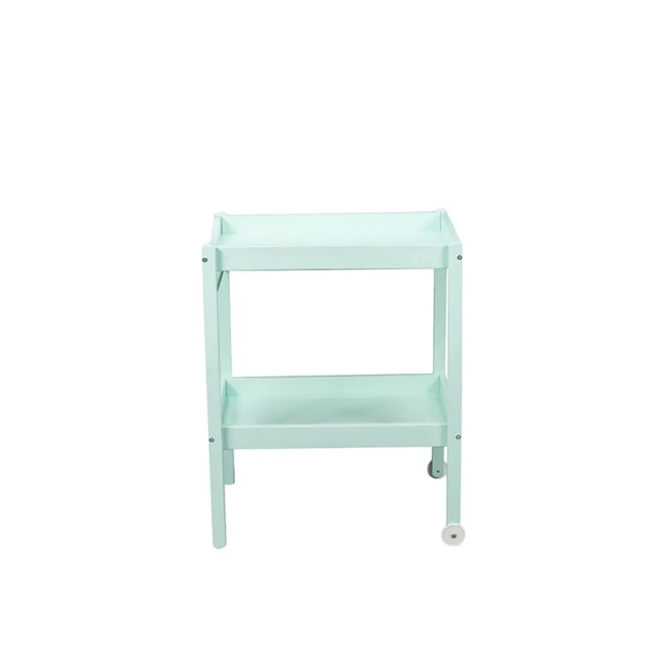 Table à langer alice 2 plateaux laque vert mint
