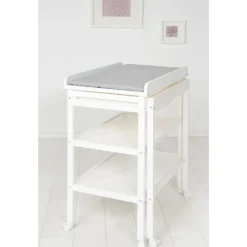Table à langer avec baignoire baby pool et matelas à langer roba style gris