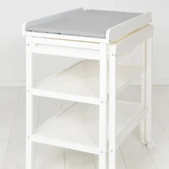 Table à langer avec baignoire baby pool et matelas à langer roba style gris
