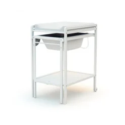 Table à langer avec baignoire essentiel blanc