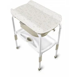 Table à langer avec baignoire flip iris