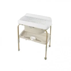 Table à langer avec baignoire flip glitter nature edition