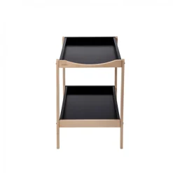 Table à langer avec 2 plateaux margot hybride noir