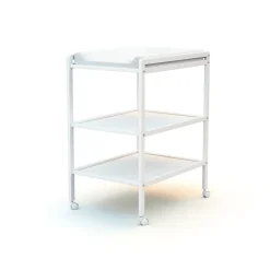 Table à langer double essentiel blanc