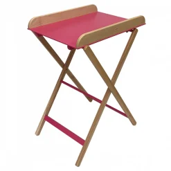 Table à langer jade pliante hybride fuschia