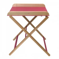 Table à langer jade pliante hybride fuschia