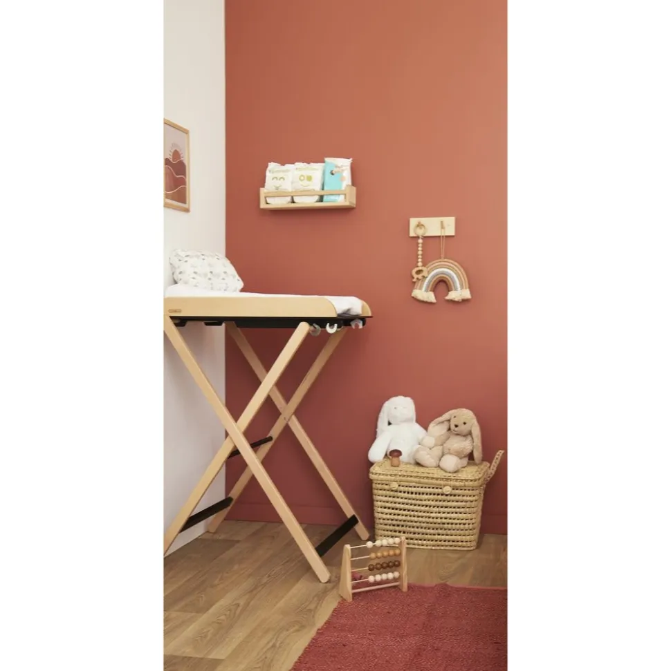 Table à langer jade pliante hybride fuschia