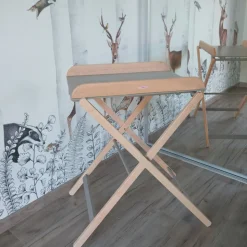 Table à langer jade pliante hybride gris